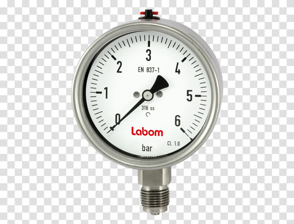 Bourdon Tube Pressure Gauge Per En 837 1 Stainless Type N S Pressure Gauge, Clock Tower, Architecture, Building, Wristwatch Transparent Png