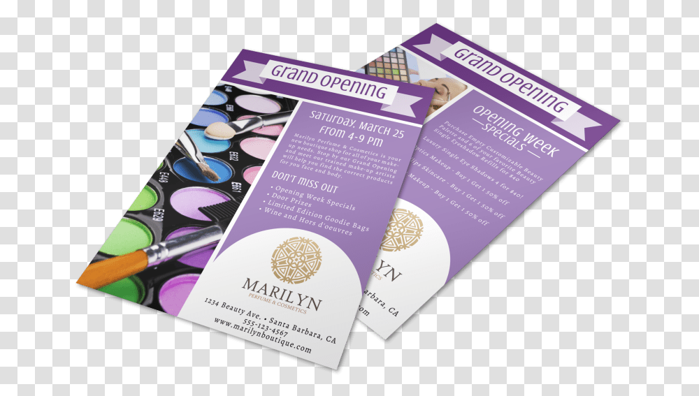 Boutique Grand Opening Flyer Template Preview, Advertisement, Poster, Paper, Brochure Transparent Png