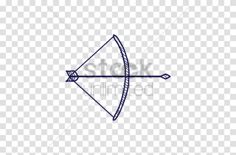 Bow And Aarow Vector Image, Arrow, Wand Transparent Png