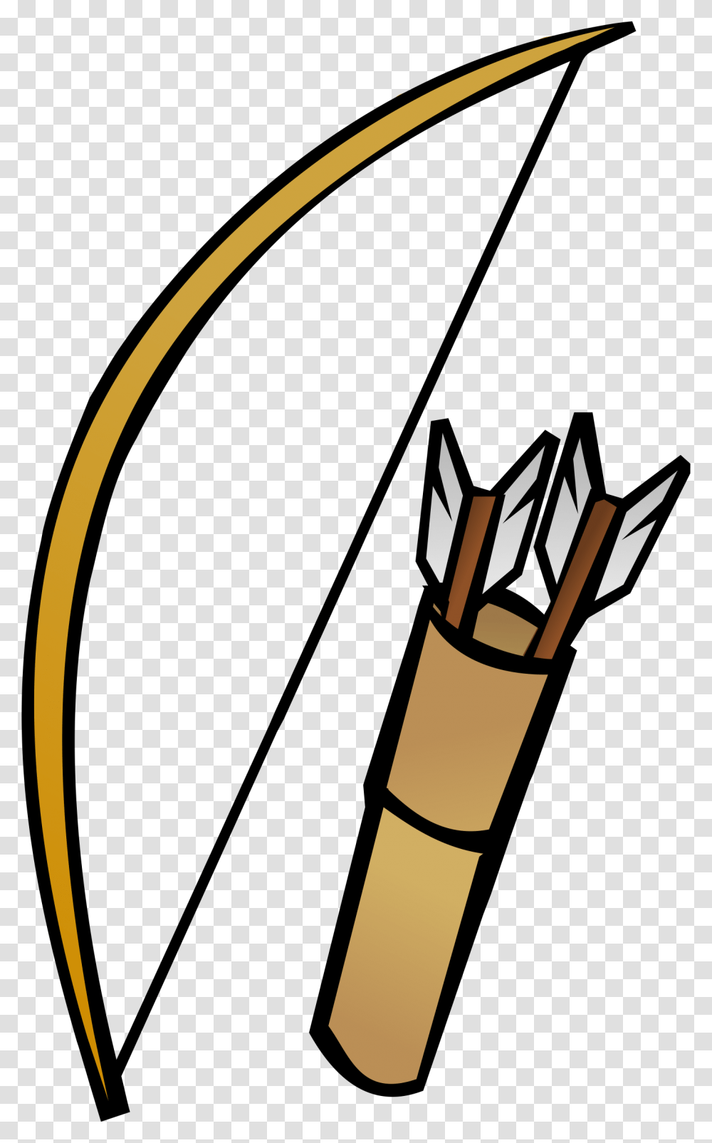 Bow And Arrow Clipart Bow And Quiver Clipart Transparent Png