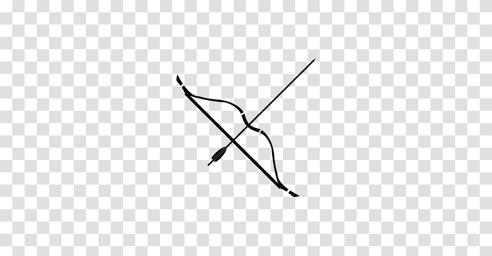 Bow And Arrow Stock Vector Art More Images Of Aiming, Gray, World Of Warcraft Transparent Png