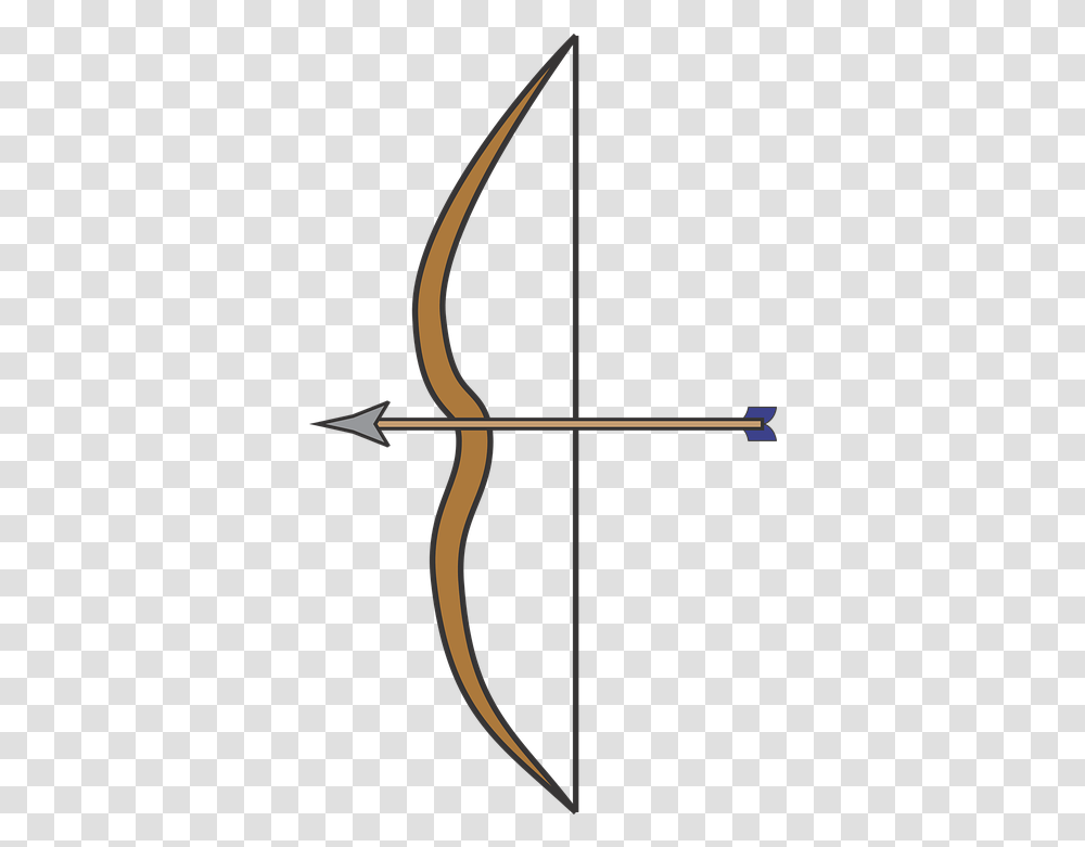 Bow Arrow Free Vector Graphic On Pixabay Gambar Panah Dan Busurnya, Symbol, Sport, Sports, Archery Transparent Png