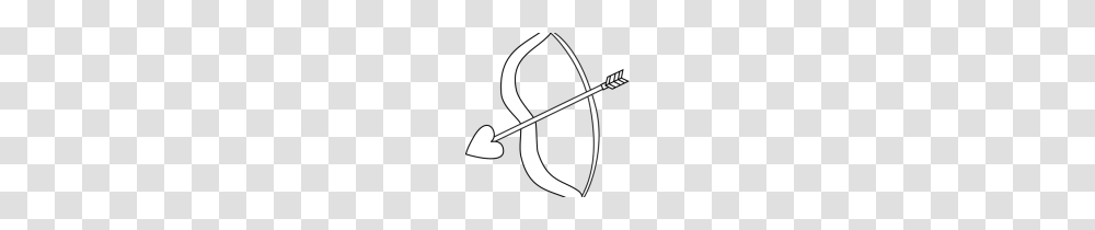 Bow Clipart Black And White Black And White Valentines Day Bow, Sport, Sports, Arrow Transparent Png