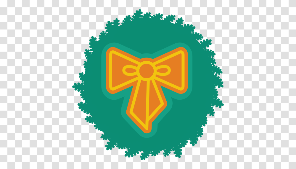 Bow Icon Christmas Wreath Iconset Iconkacom Christmas Day, Poster, Advertisement, Logo, Symbol Transparent Png