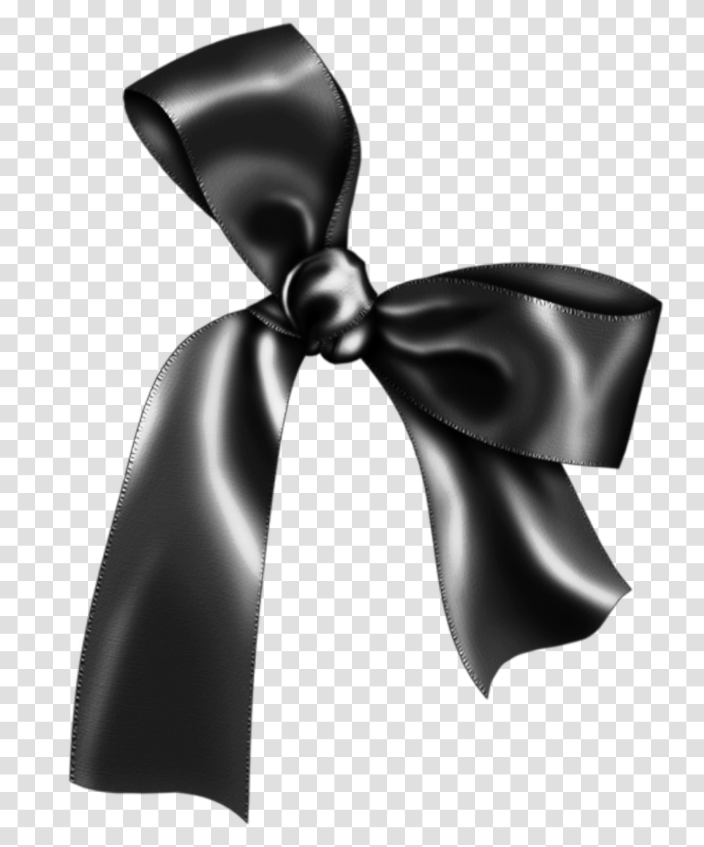Bow Lazo Ribbon Cinta Black Negro Dark Oscuro Negro, Machine, Tie, Accessories, Accessory Transparent Png