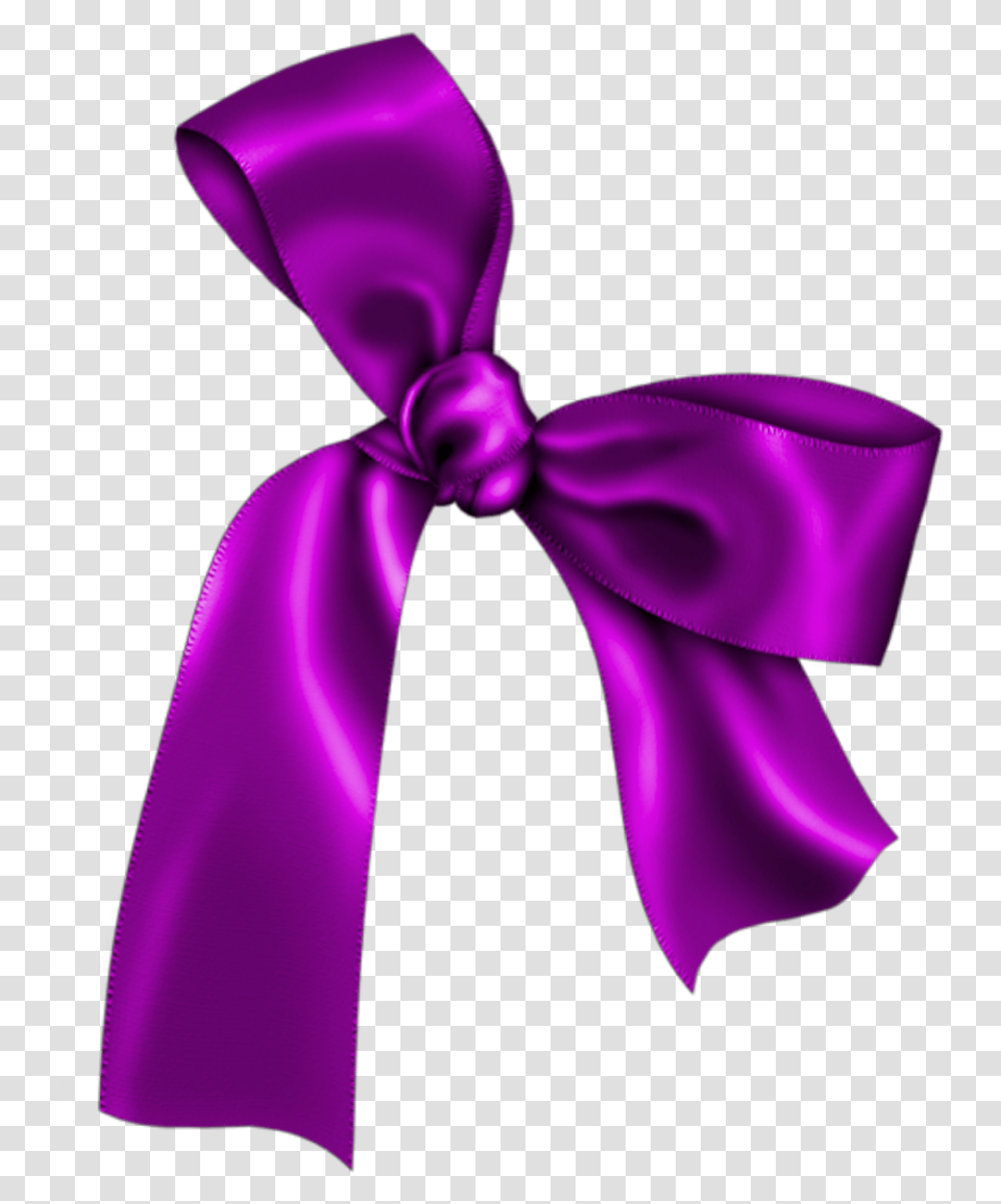 Bow Lazo Ribbon Purple Violet Violeta Lila Morado Clear Background Red Bow, Tie, Accessories, Accessory, Necktie Transparent Png