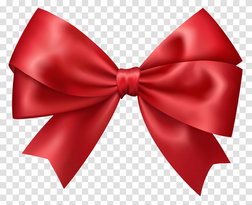 Bow Red Clip Art Transparent Png