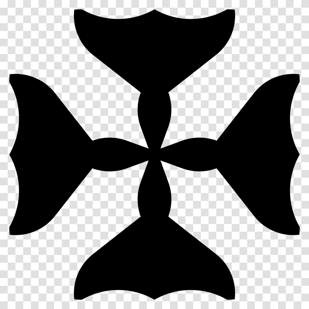 Bow Tieleafmonochrome Photography Holy Cross Heraldry, Gray, World Of Warcraft Transparent Png