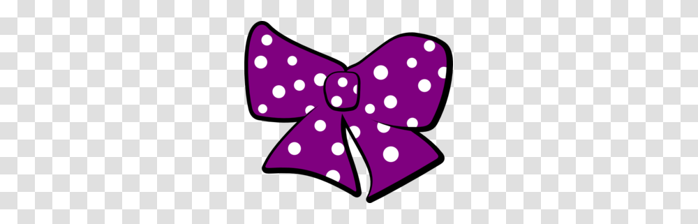 Bow With Polka Dots Clip Art, Texture, Purple, Tie, Accessories Transparent Png