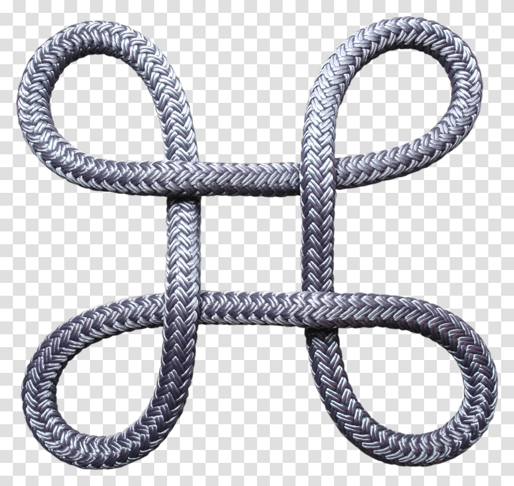 Bowen Knot In Rope Bowen Knot, Cross Transparent Png