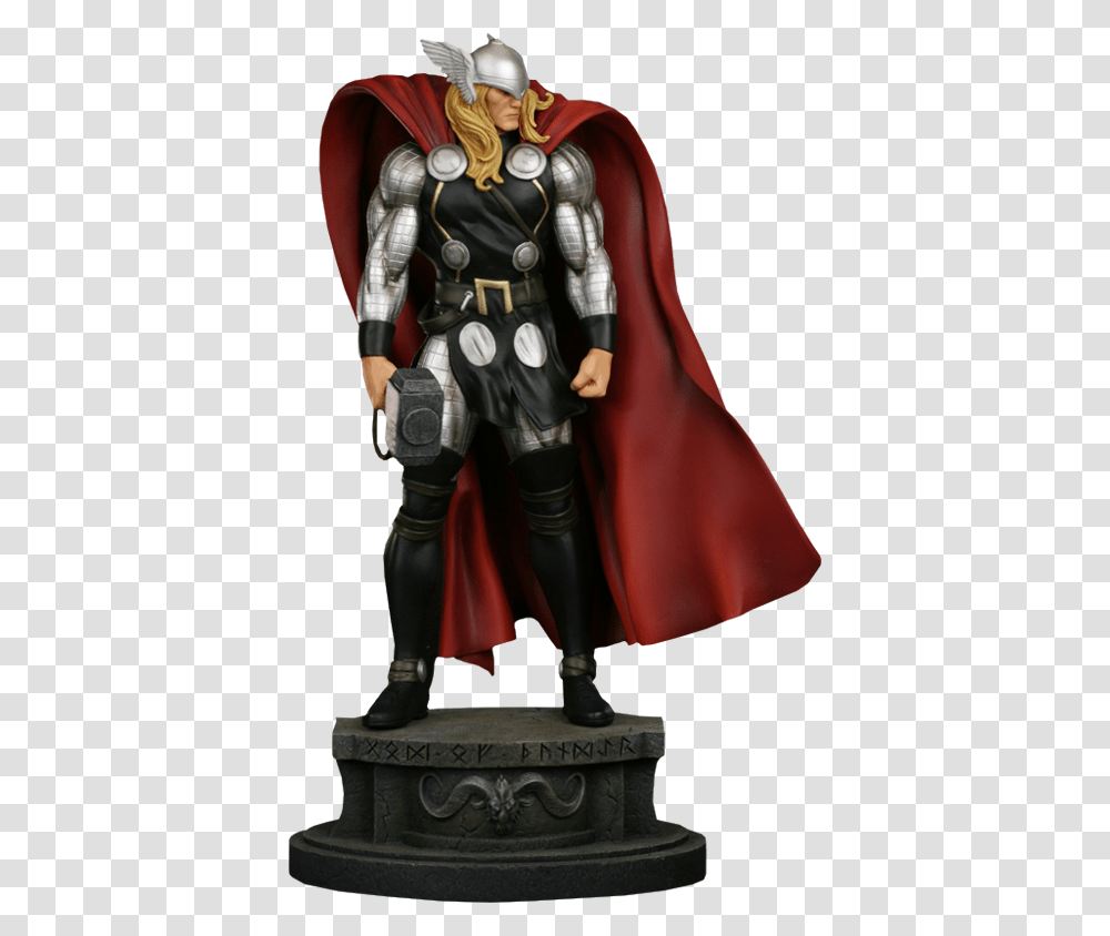Bowen Modern Thor Statue, Person, Helmet, Costume Transparent Png