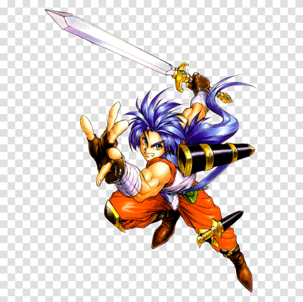 Bowiethehero On Twitter Ryu Breath Of Fire Ii, Duel, Person, Human, Manga Transparent Png