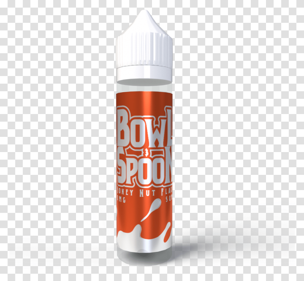Bowl Amp Spoon Honey Nut Flakes Free Nicotine Shot E Liquid Bottle, Ketchup, Food, Can, Spray Can Transparent Png