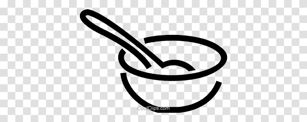 Bowl And Spoon Royalty Free Vector Clip Art Illustration, Ashtray, Cannon, Weapon, Weaponry Transparent Png