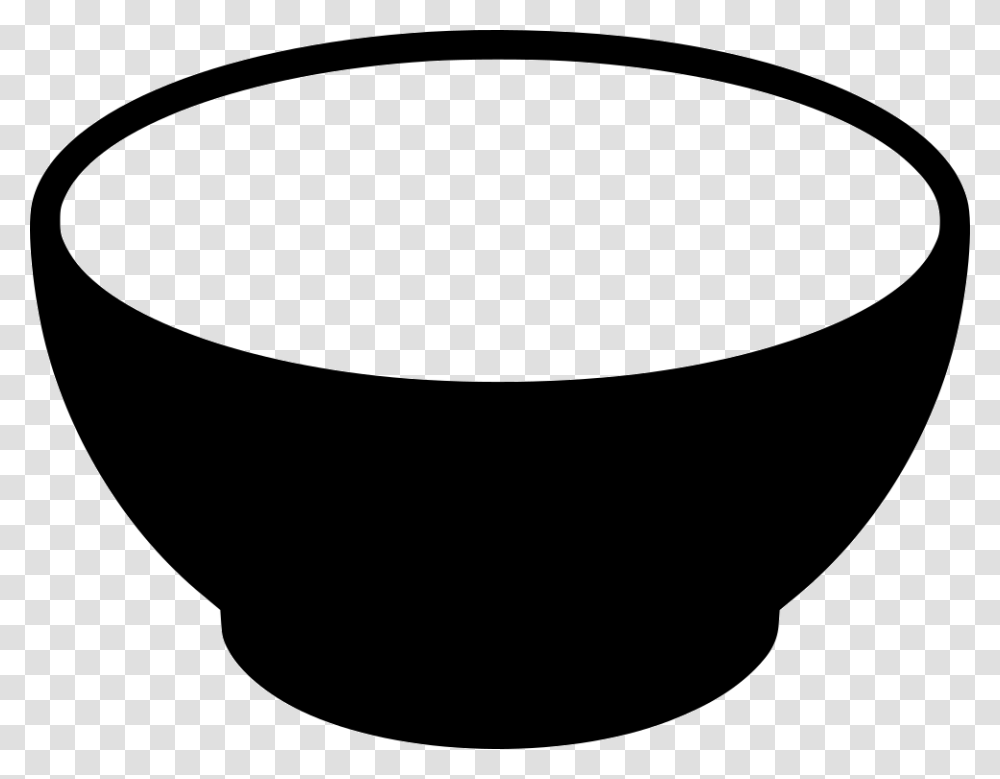 Bowl Black And White, Meal, Food, Dish, Soup Bowl Transparent Png