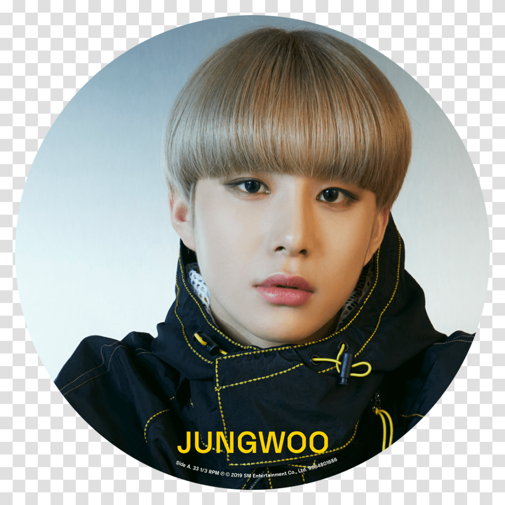 Bowl Cut Jungwoo Nct, Face, Person, Goggles Transparent Png