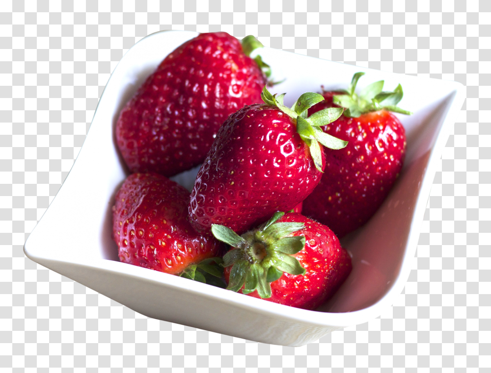 Bowl Filled With Fresh Strawberries Image, Fruit, Strawberry, Plant, Food Transparent Png