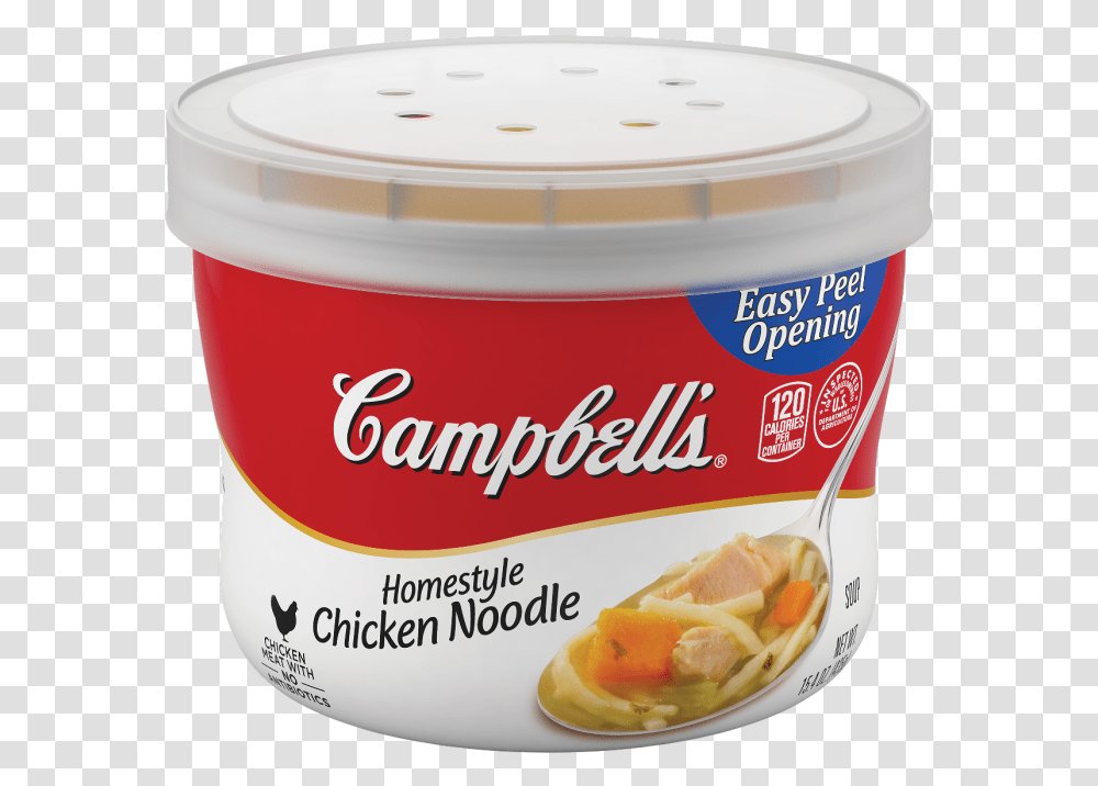 Bowl Of Soup Campbell Chicken Noodle Soup, Food, Milk, Beverage, Drink Transparent Png