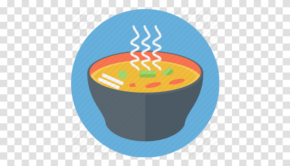 Bowl Of Soup Hot Noodle Soup Soup Soup Bowl Icon, Meal, Food, Dish, Dutch Oven Transparent Png