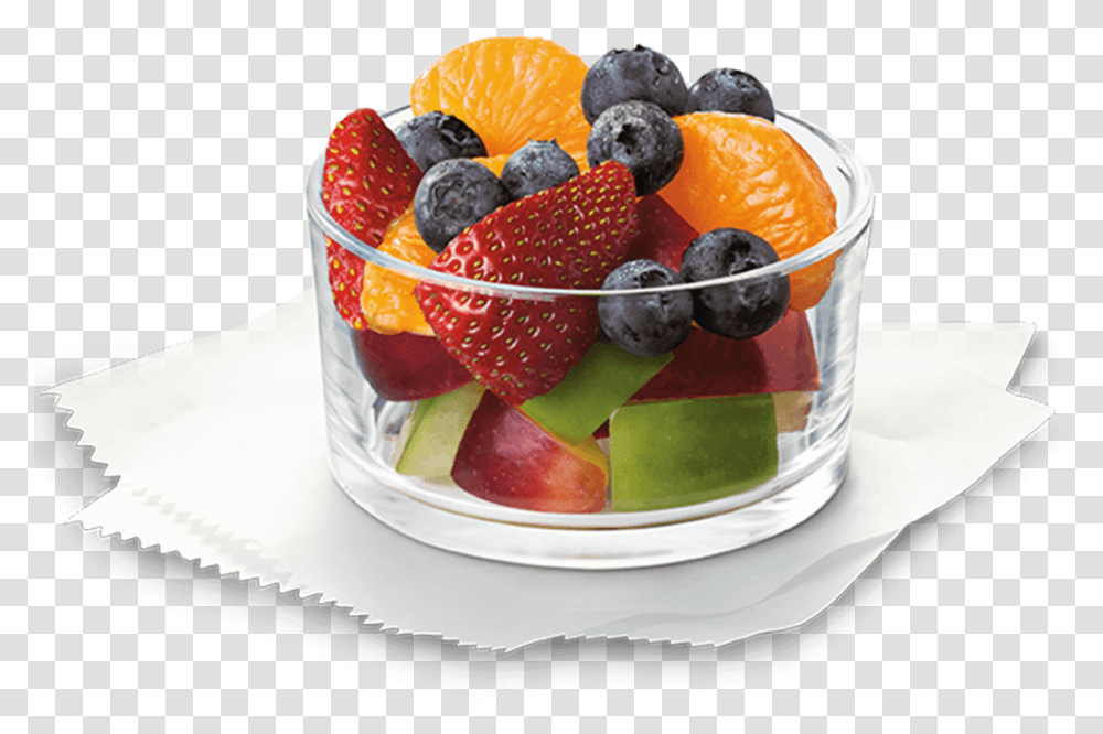 Bowl Of Strawberries Chick Fil A Fruit Cup Size, Plant, Blueberry, Food, Dessert Transparent Png