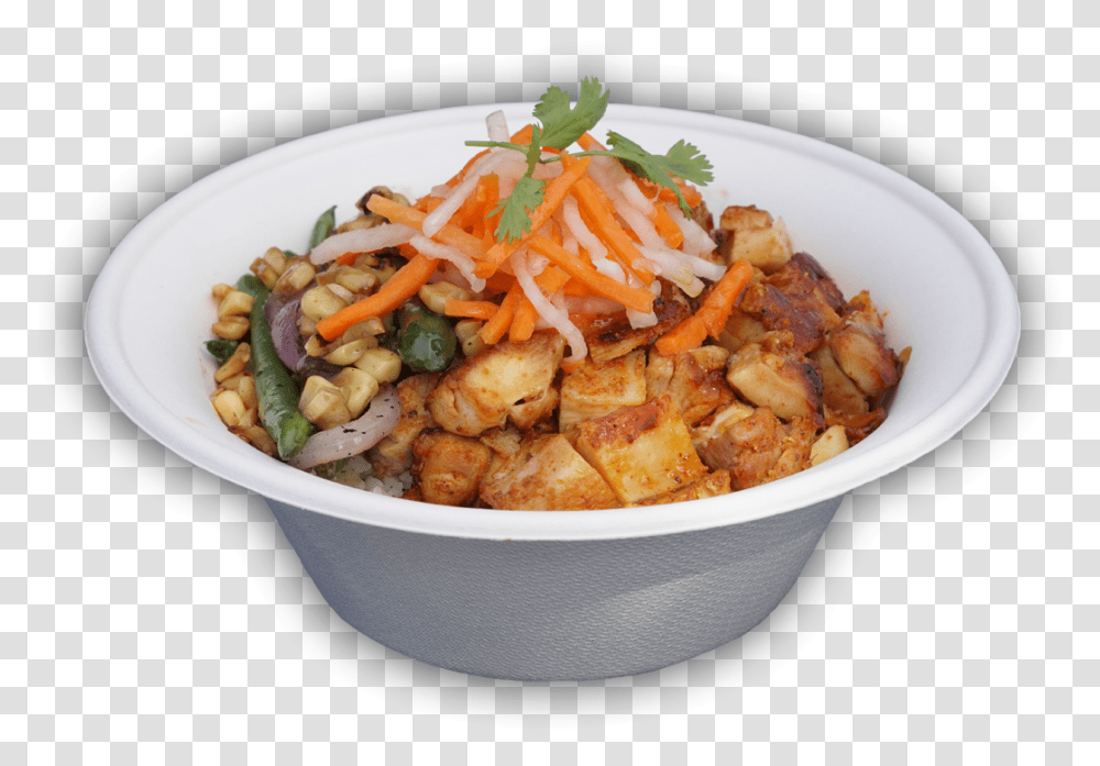 Bowl Rice Toppings Download, Dish, Meal, Food, Plant Transparent Png