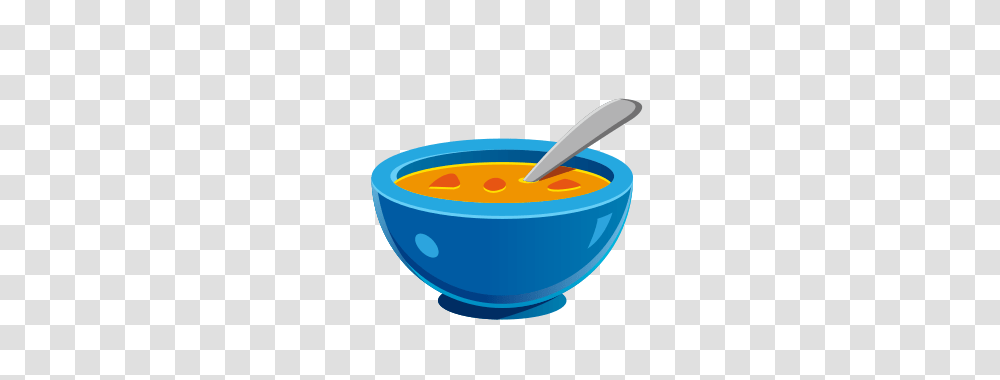 Bowl With Spoon Emojidex, Soup Bowl, Dish, Meal, Food Transparent Png