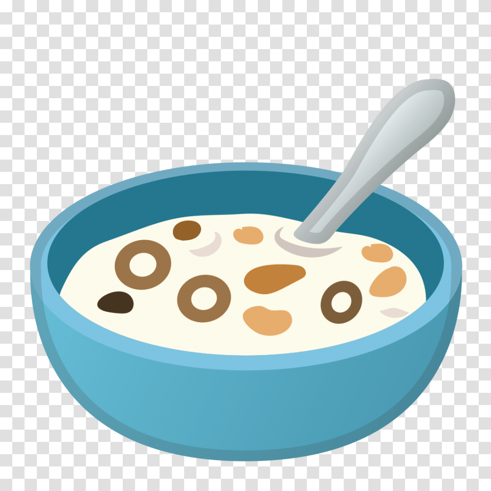 Bowl With Spoon Icon Noto Emoji Food Drink Iconset Google, Beverage, Milk, Dairy, Latte Transparent Png