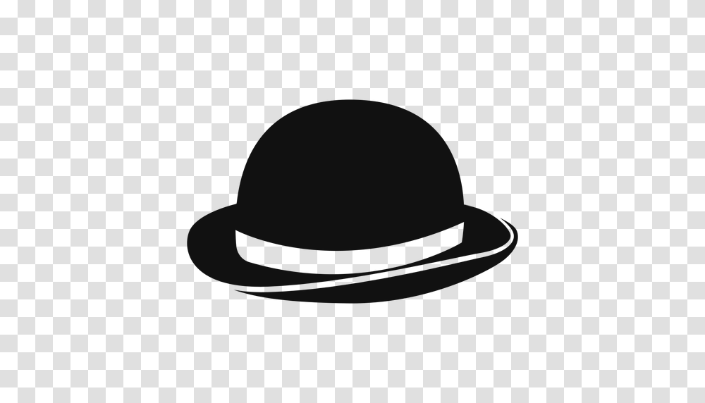 Bowler Hat Flat Icon, Apparel, Sun Hat, Hardhat Transparent Png