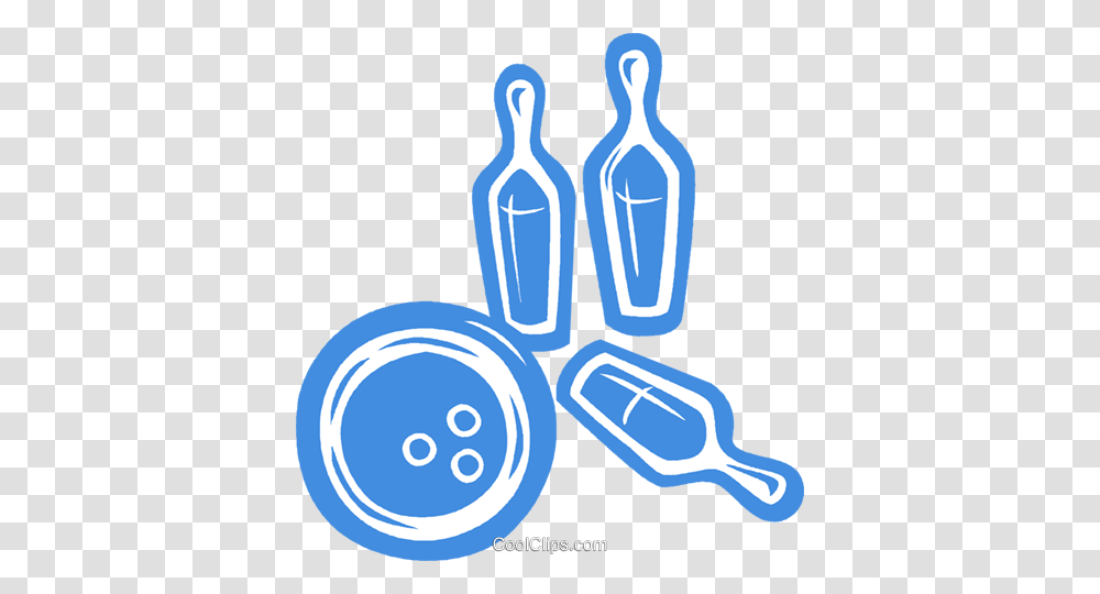 Bowling Ball And Pins Royalty Free Vector Clip Art Illustration, Bottle, Plastic, Light Transparent Png
