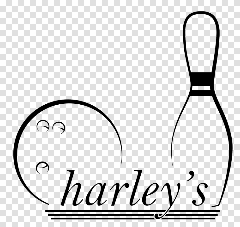 Bowling Drawing Line Huge Freebie Download For Powerpoint Harley's Valley Bowl, Bottle, Handwriting, Beverage Transparent Png