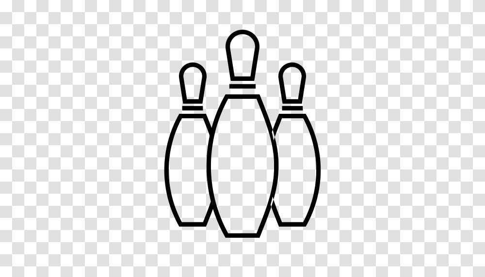 Bowling Game Skittle Icon With And Vector Format For Free, Gray, World Of Warcraft Transparent Png