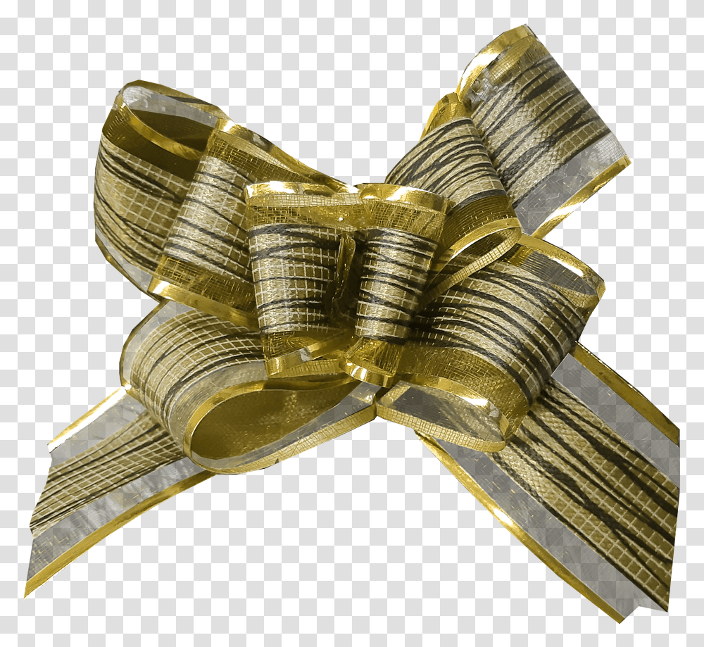 Bows Ribbon Gift Brass, Bronze, Gold, Treasure, Wristwatch Transparent Png