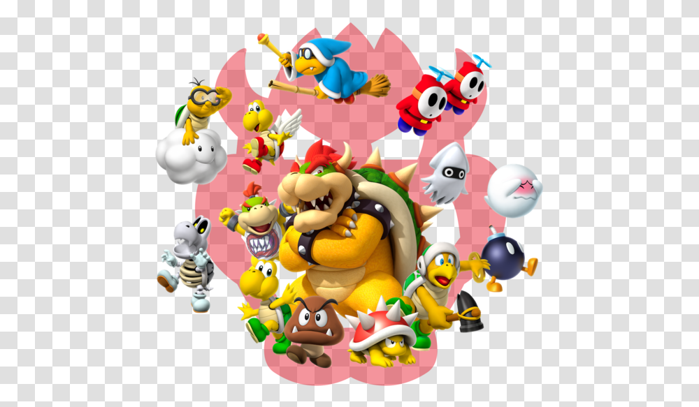 Bowser And Koopa Troopa, Super Mario, Toy Transparent Png