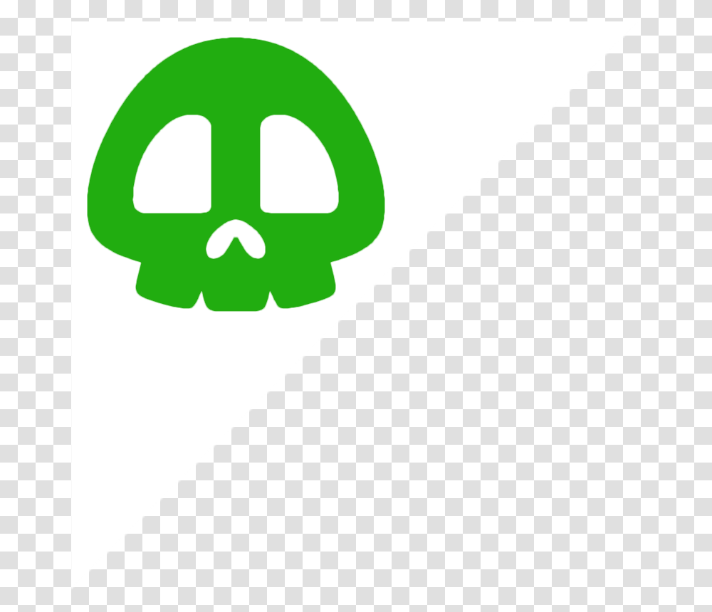 Bowser Flag Smb1 Skull, Logo, Trademark, Recycling Symbol Transparent Png