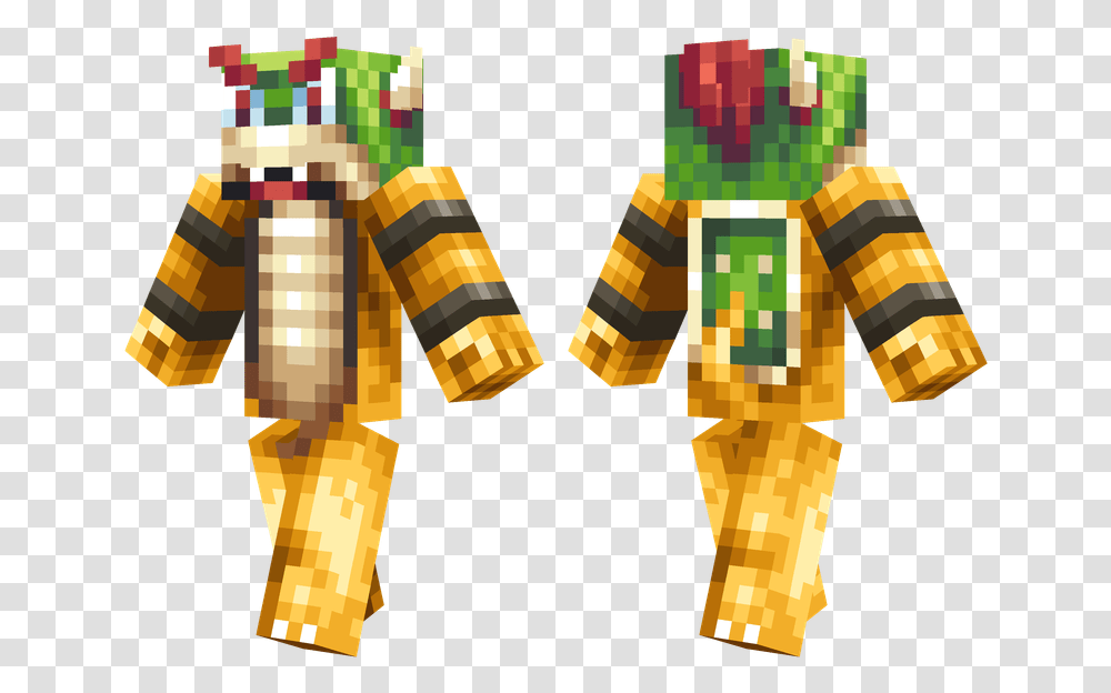 Bowser Minecraft Skin, Toy, Apparel, Costume Transparent Png