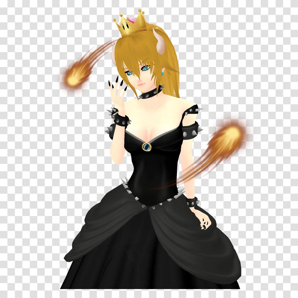 Bowser Princess Bowsette Cartoon, Person, Human, Performer, Manga Transparent Png