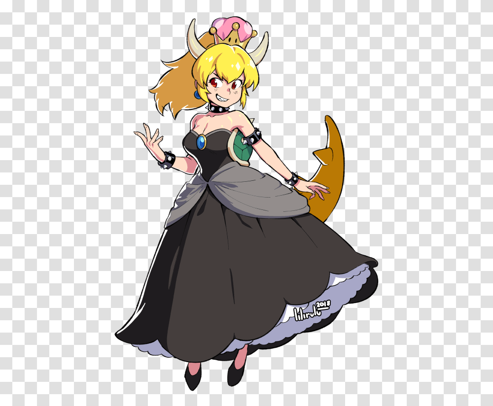 Bowsette Costume, Manga, Comics, Book Transparent Png