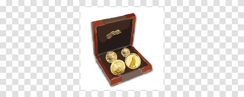 Box Treasure, Gold, Trophy, Gold Medal Transparent Png