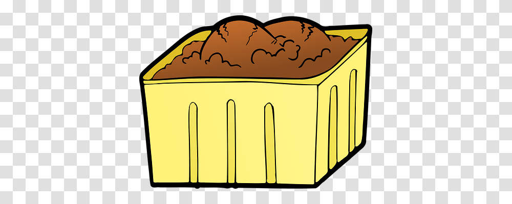 Box Food, Bread, Cornbread, Dessert Transparent Png