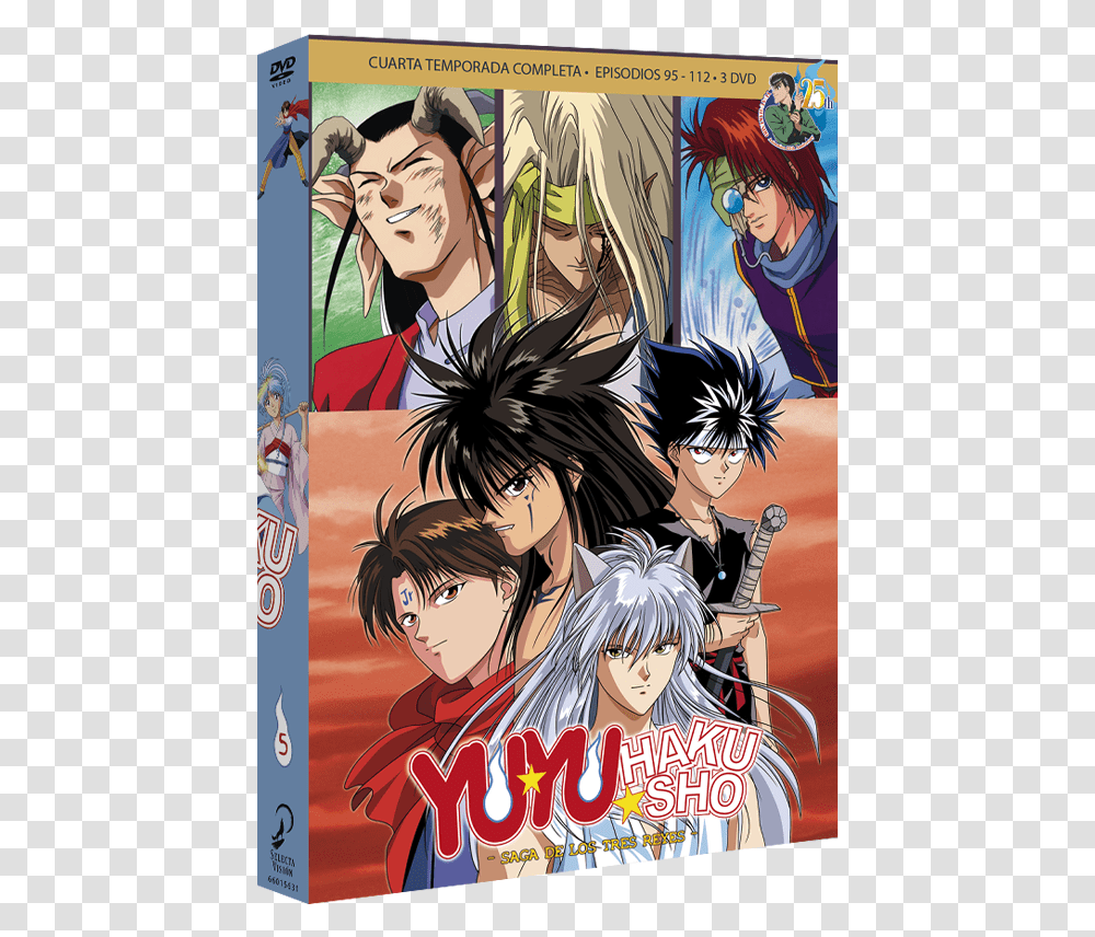 Box 5 Dvd Yuyu Hakusho Fourth Seasson Complete Yu Yu Hakusho, Manga, Comics, Book, Poster Transparent Png