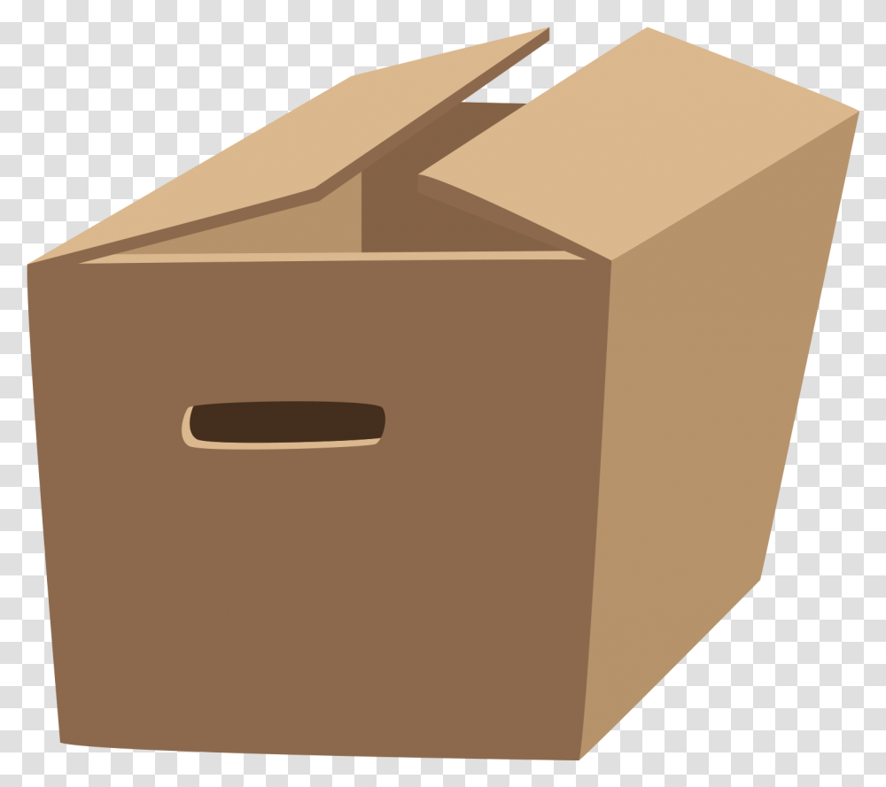 Box And Labeling Carton Gift An Open Box, Package Delivery, Cardboard Transparent Png