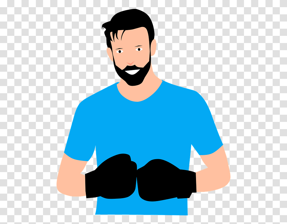 Box Boxer Boxing Free Vector Graphic On Pixabay Boxing, Person, Sleeve, Clothing, Man Transparent Png