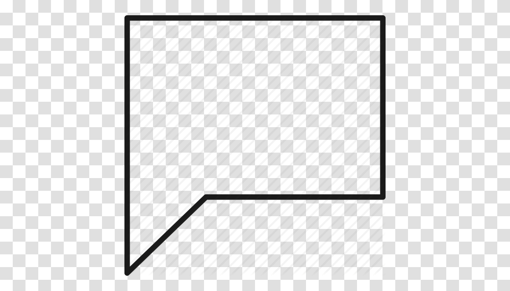 Box Bubble Chat Conversation Message Speech Talk Icon, Rug, Gray Transparent Png