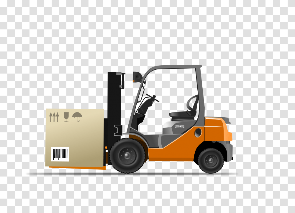 Box Car Forklift Carretillero, Vehicle, Transportation, Golf Cart, Truck Transparent Png