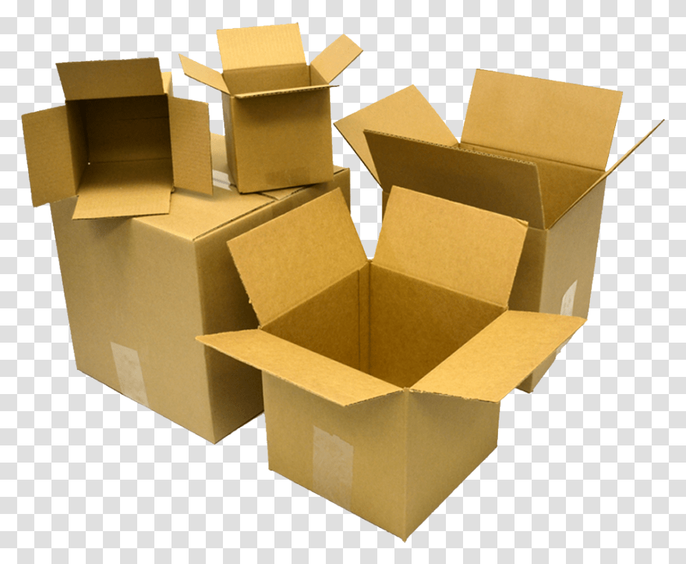 Box, Cardboard, Carton, Package Delivery Transparent Png