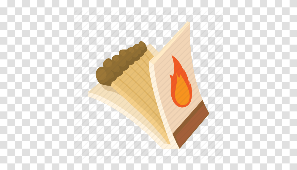 Box Cartoon Fire Flame Matchbox Matches Red Icon, Sweets, Food, Dessert Transparent Png