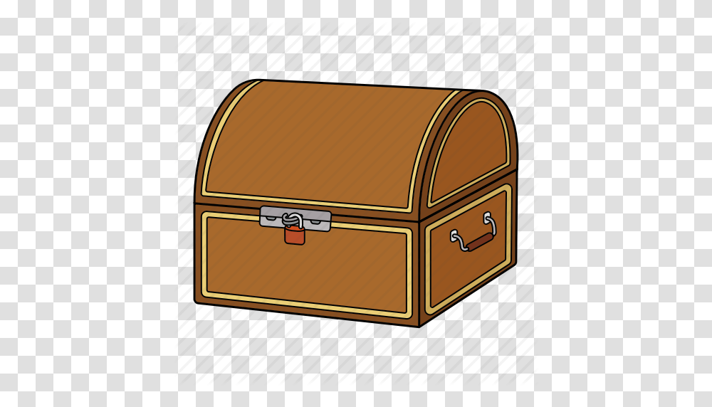 Box Chest Gold Treasure Icon Transparent Png