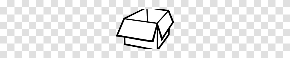 Box Clipart Black And White Box Clipart Black And White Box, Lamp, Carton, Cardboard, Stencil Transparent Png