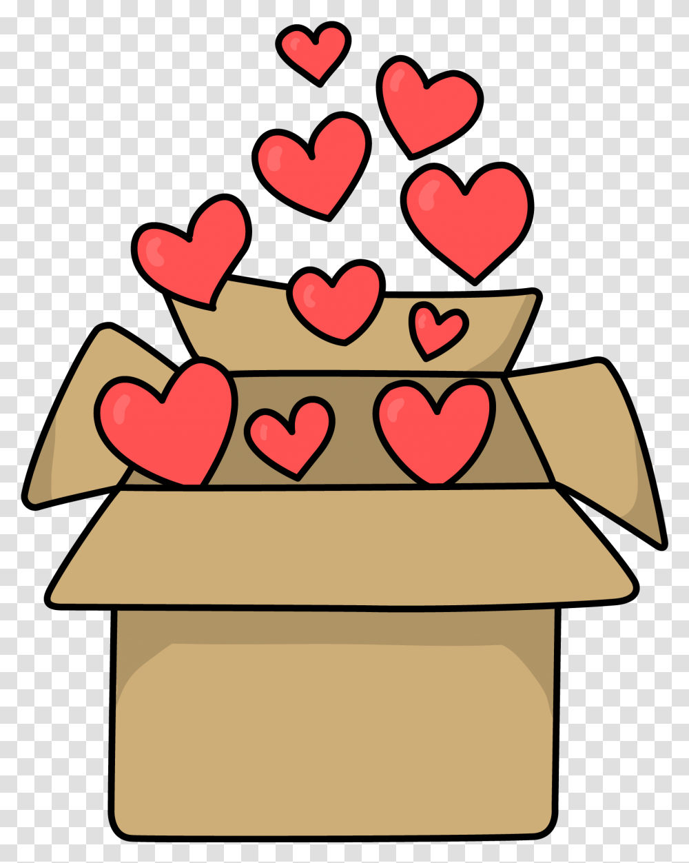 Box Clipart Box With Heart Clipart Transparent Png