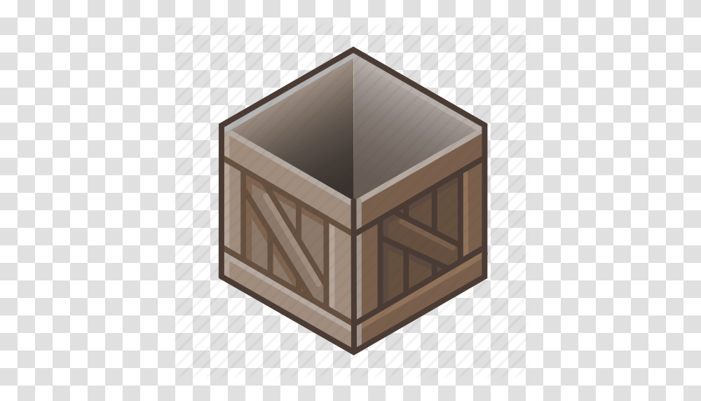 Box Cube Old Open Pack Wood Wooden Icon, Crate, Jacuzzi, Tub, Hot Tub Transparent Png